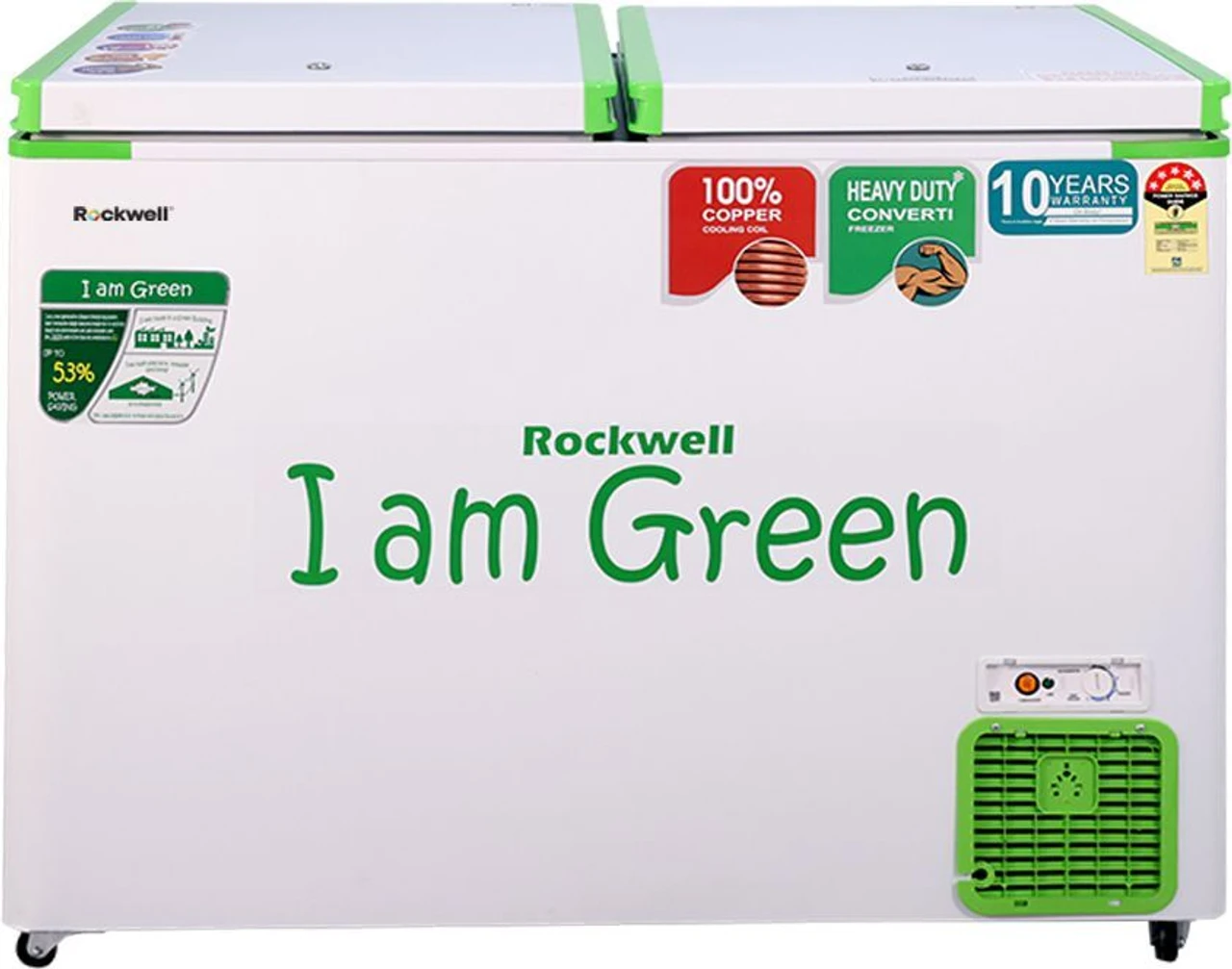 Rockwell GFR350D5UC5S Convertible Green Freezer 294 L View 4