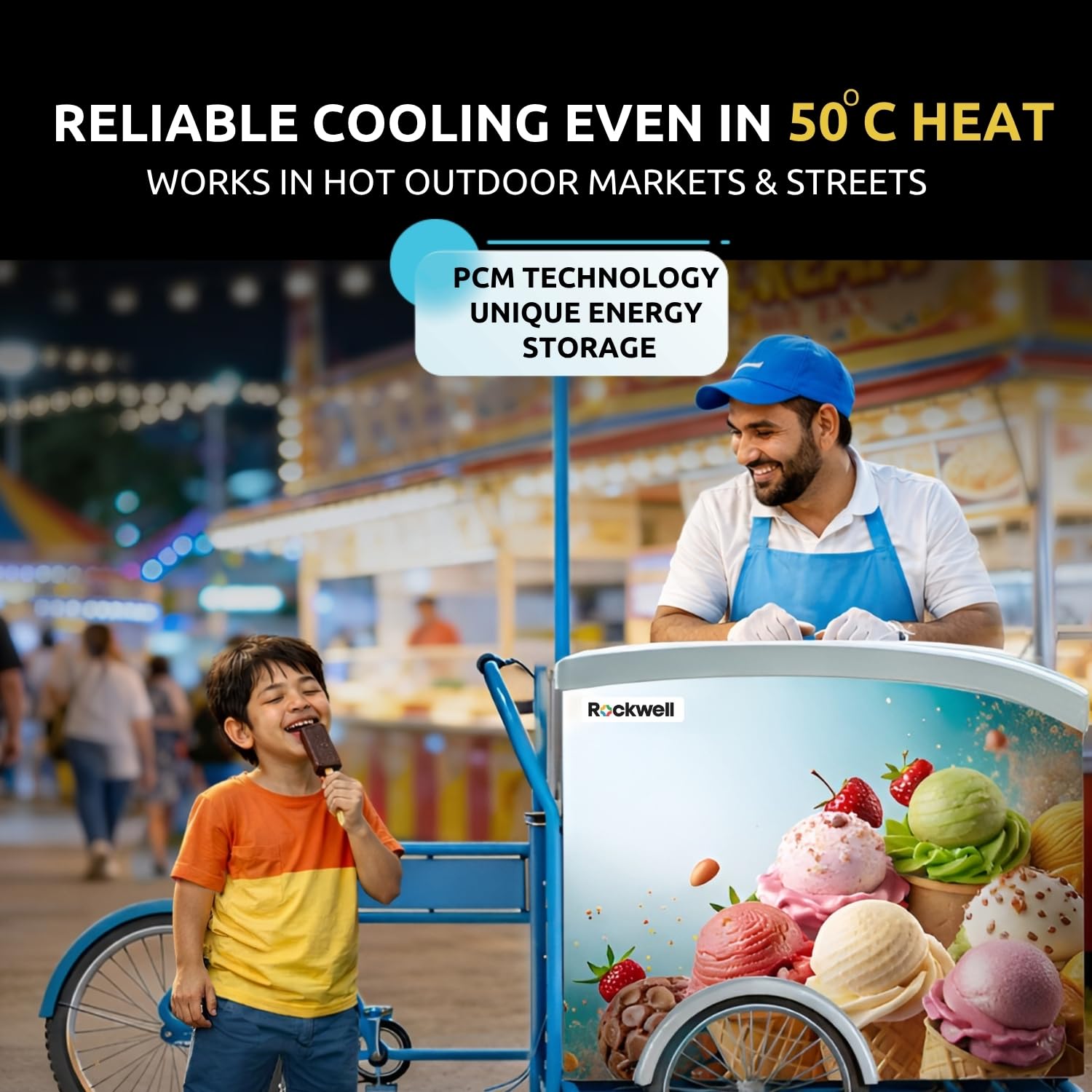 Rockwell FOW200 Freezer on Wheels 197 L View 7