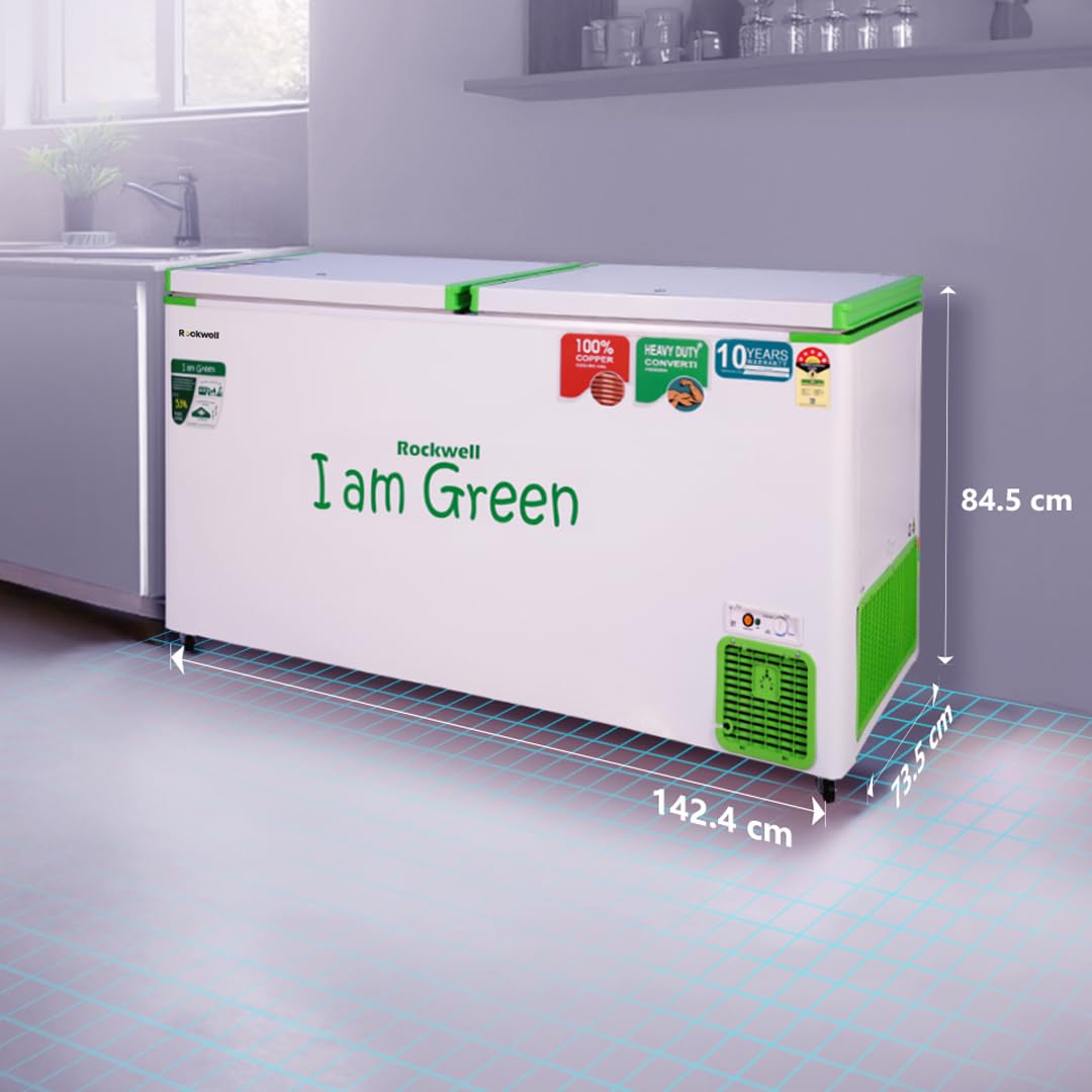 Rockwell GFR450D5UC5S Convertible Green Freezer 390 L View 3