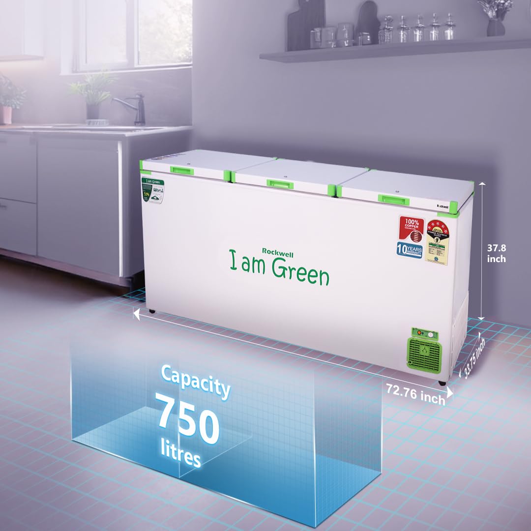 Rockwell GFR910IC Convertible Green Freezer 750 L View 6