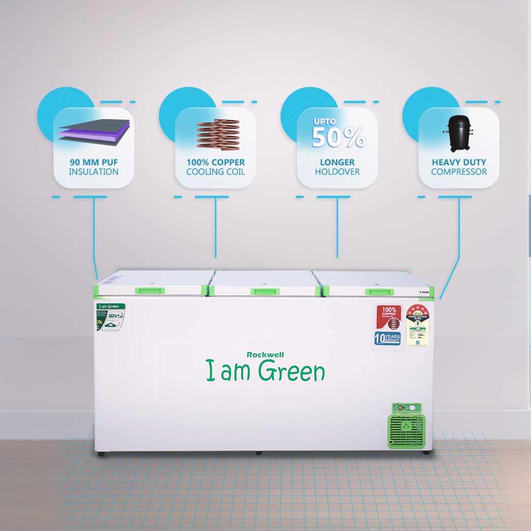 Rockwell GFR910IC Convertible Green Freezer 750 L View 7