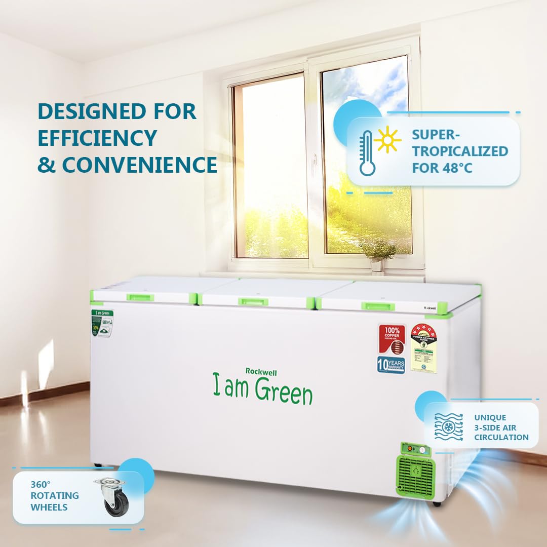 Rockwell GFR1210F/C Convertible Green Freezer 998 L View 4