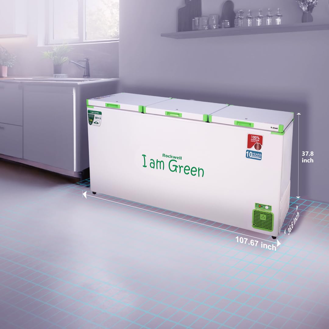 Rockwell GFR1510F Convertible Green Freezer 1295 L