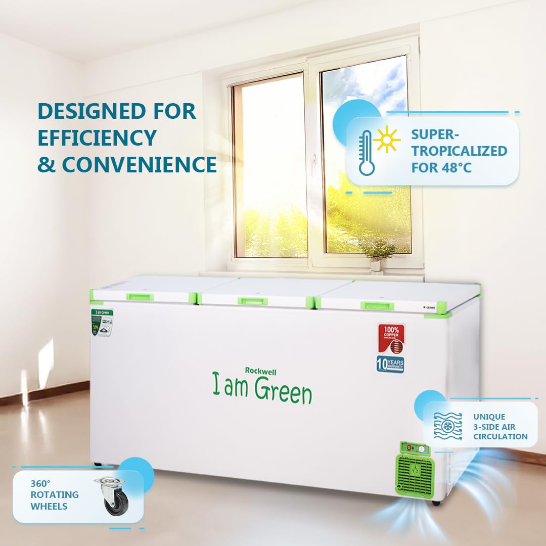 Rockwell GFR1510F Convertible Green Freezer 1295 L View 7