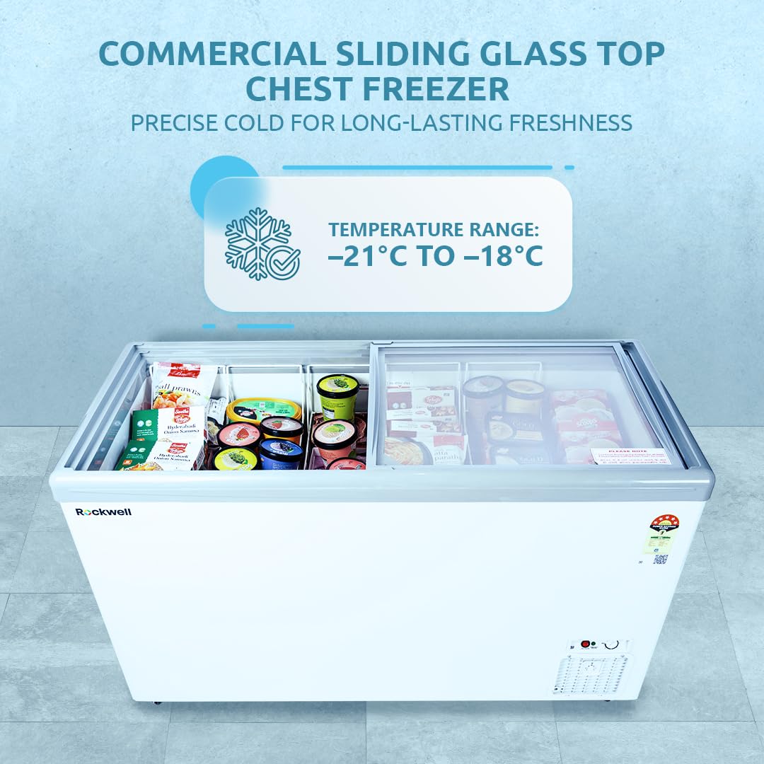 Rockwell SFR350GTS Glass Top Freezer 315 L View 5