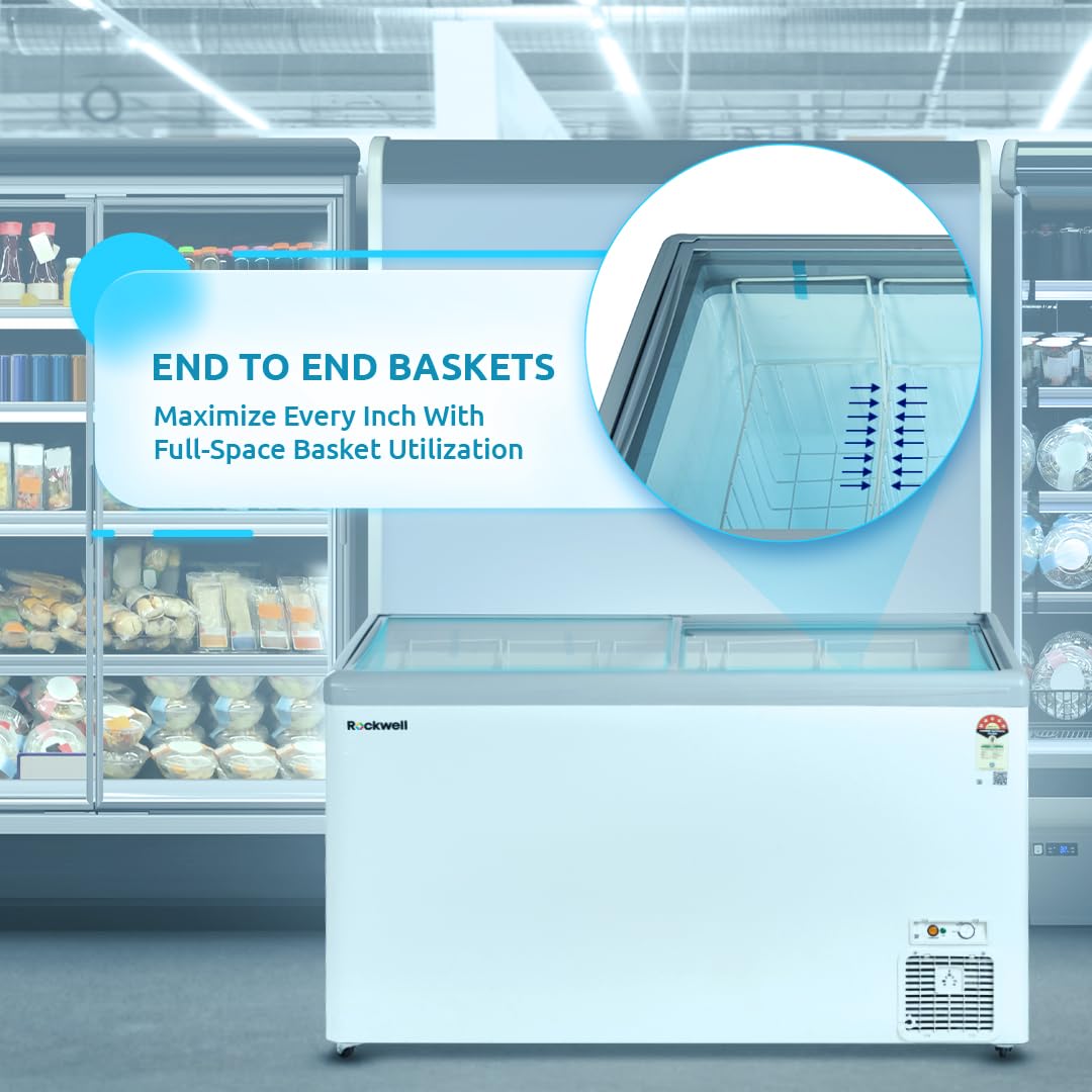 Rockwell SFR350GTS Glass Top Freezer 315 L View 6