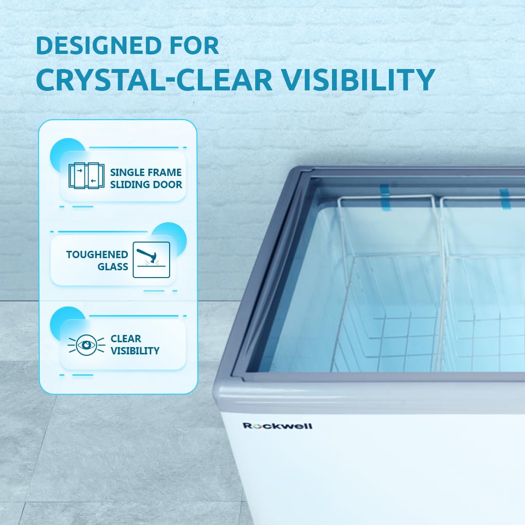 Rockwell SFR350GTS Glass Top Freezer 315 L View 7