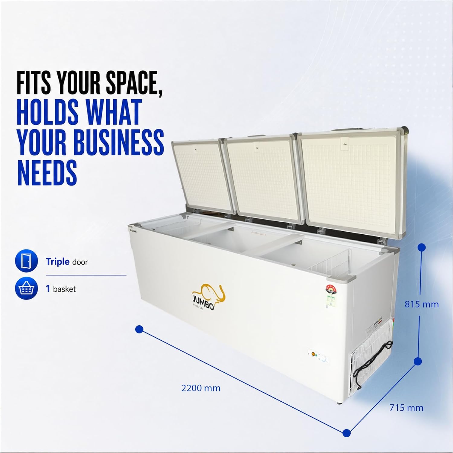 Rockwell SFR750TD Convertible Hard Top Freezer 650 L View 5
