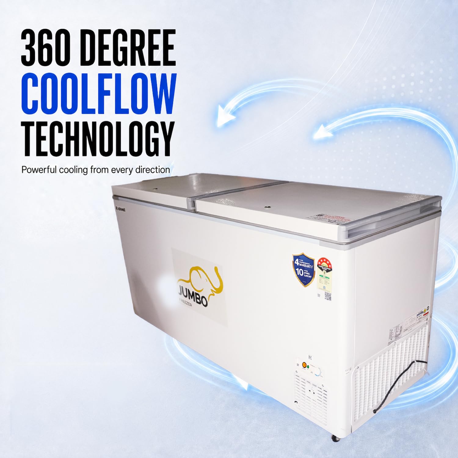 Rockwell SFR550DDU Convertible Hard Top Freezer 506 L View 10