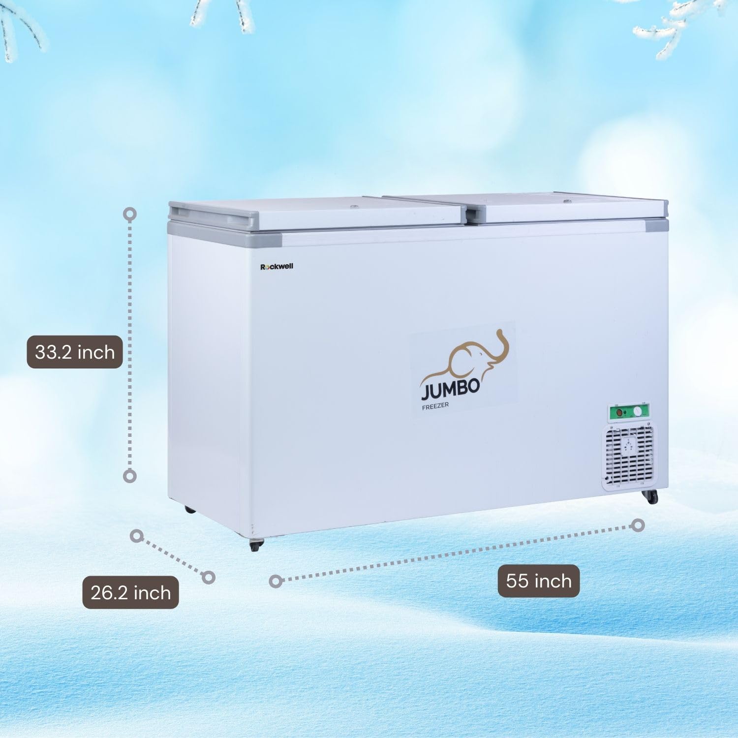 Rockwell SFR450DDU Convertible Hard Top Freezer 407 L View 4