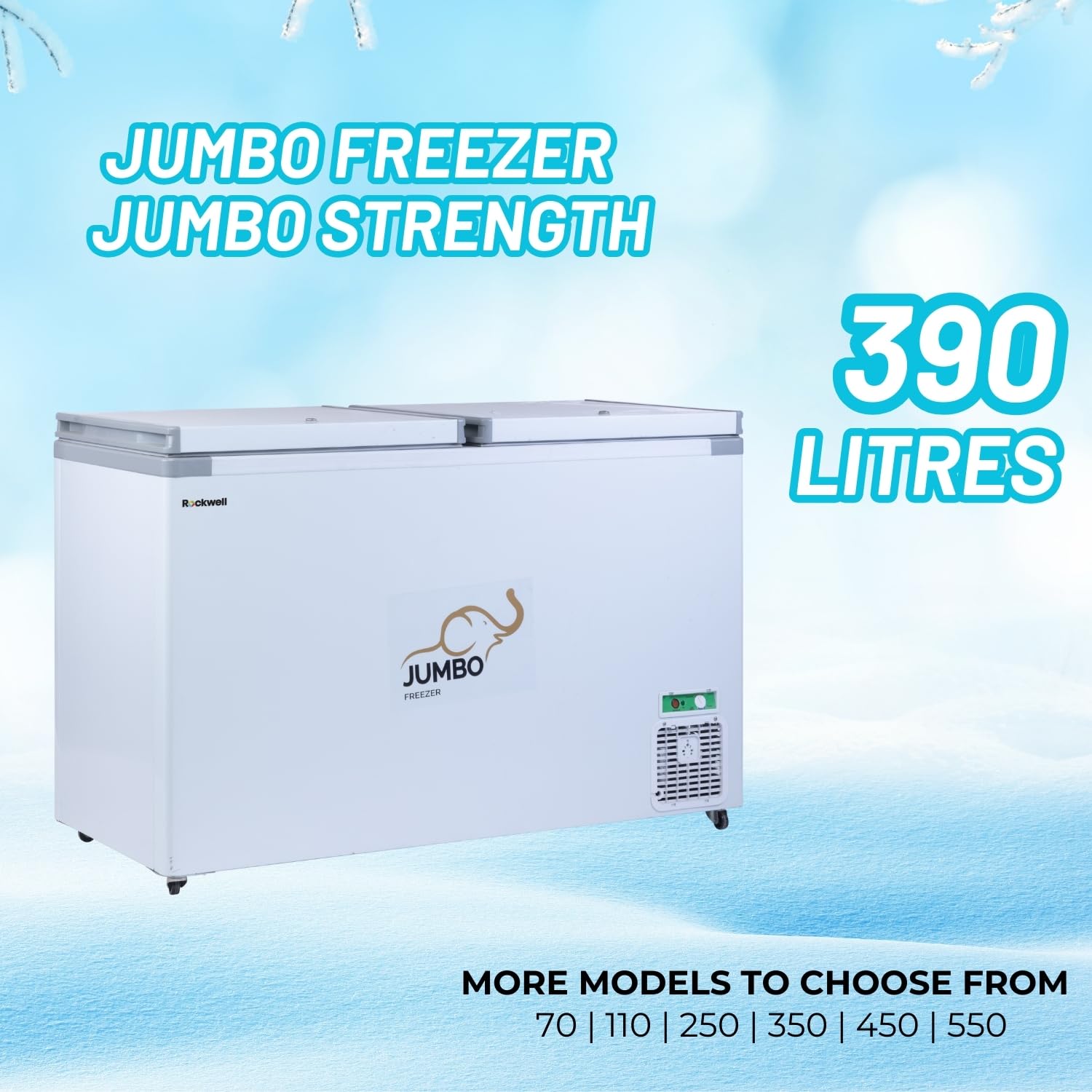 Rockwell SFR450DDU Convertible Hard Top Freezer 407 L View 5