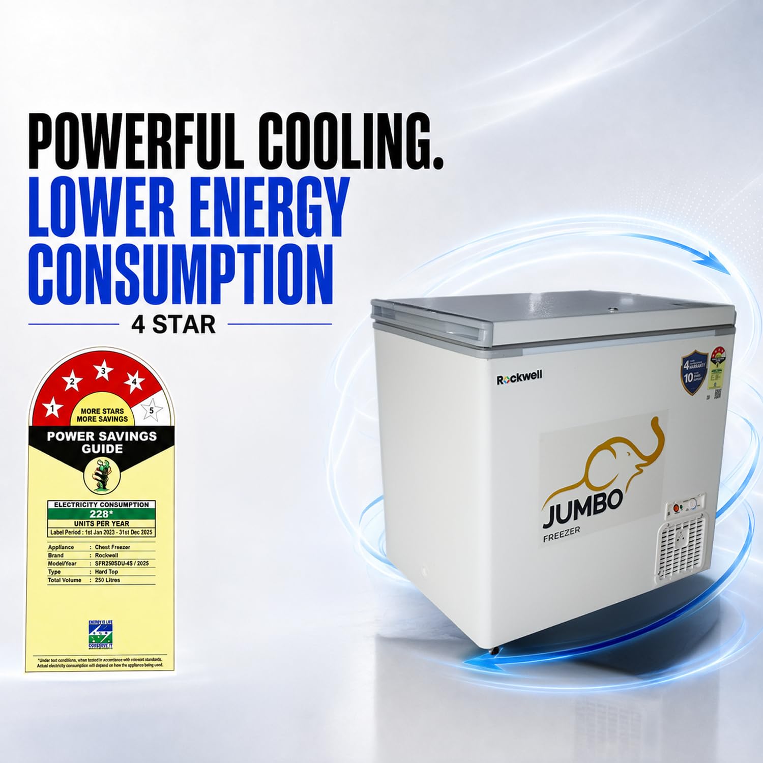 Rockwell SFR250SDU Convertible Hard Top Freezer 210 L View 8