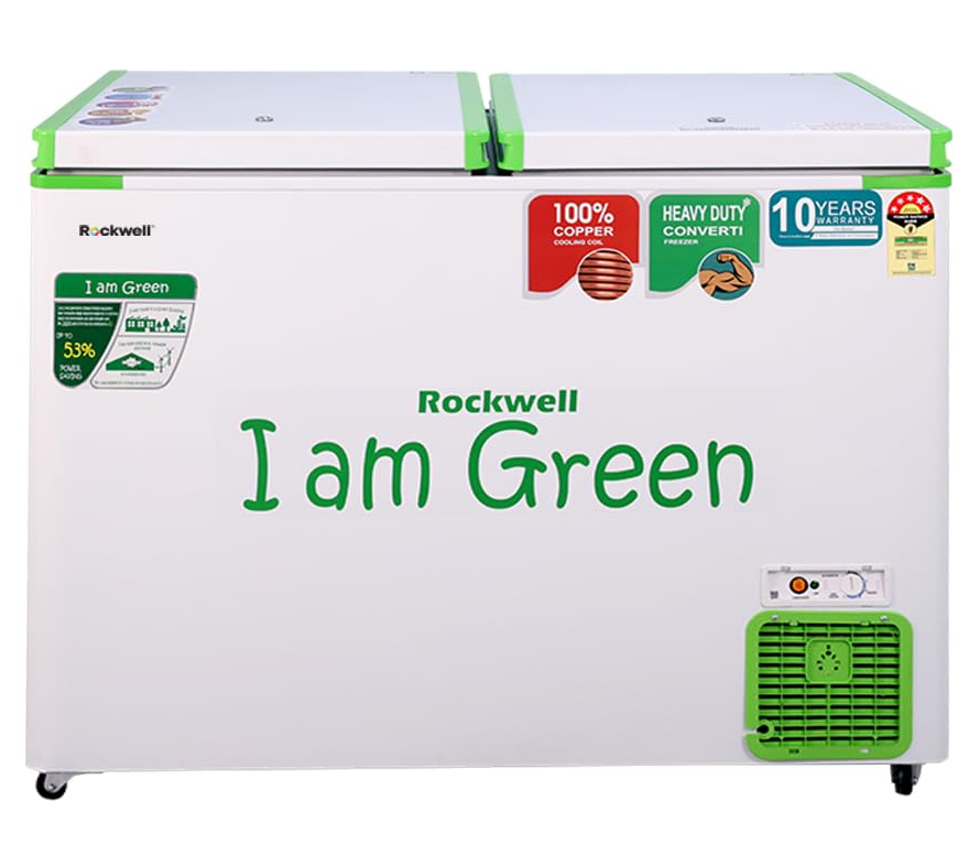 Rockwell GFR350D5UC4S Convertible Green Freezer 294 L View 3
