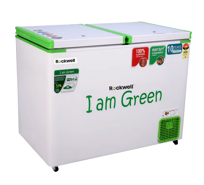 Rockwell GFR350D5UC4S Convertible Green Freezer 294 L View 2